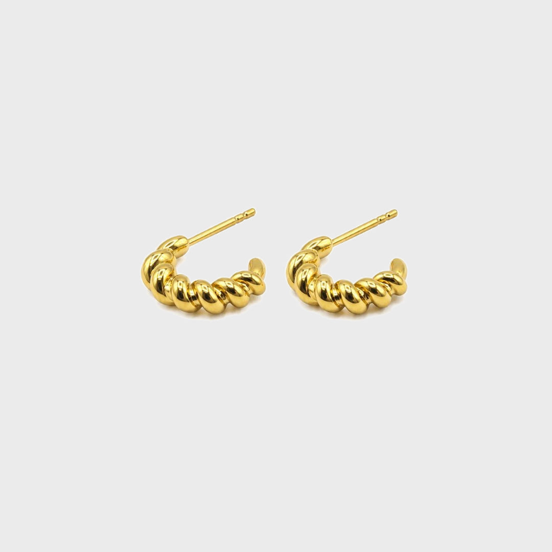 Twisted Huggies | Gold
