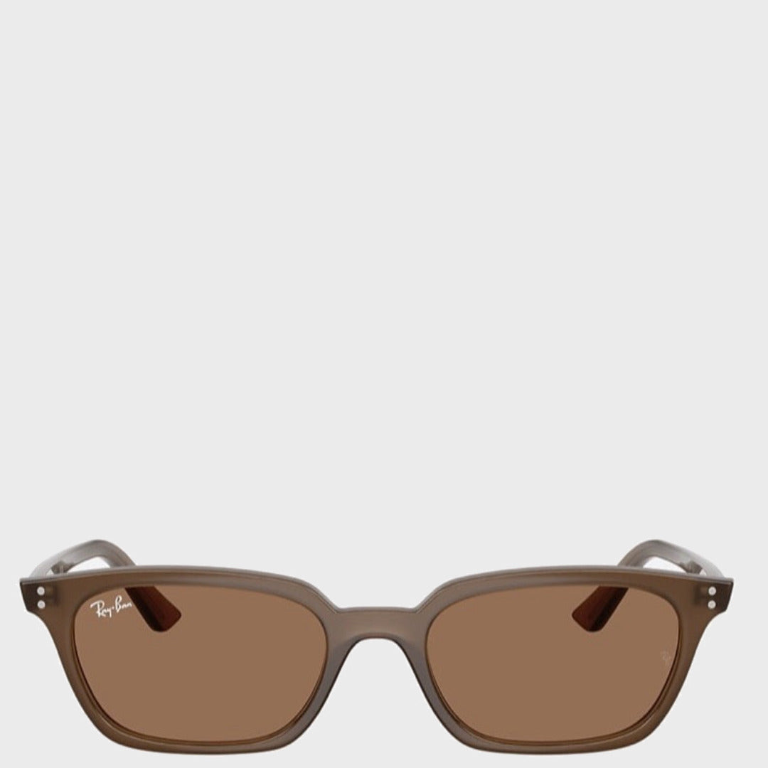 Zaya | Transparent Brown Dark Brown official Ray-Ban front view