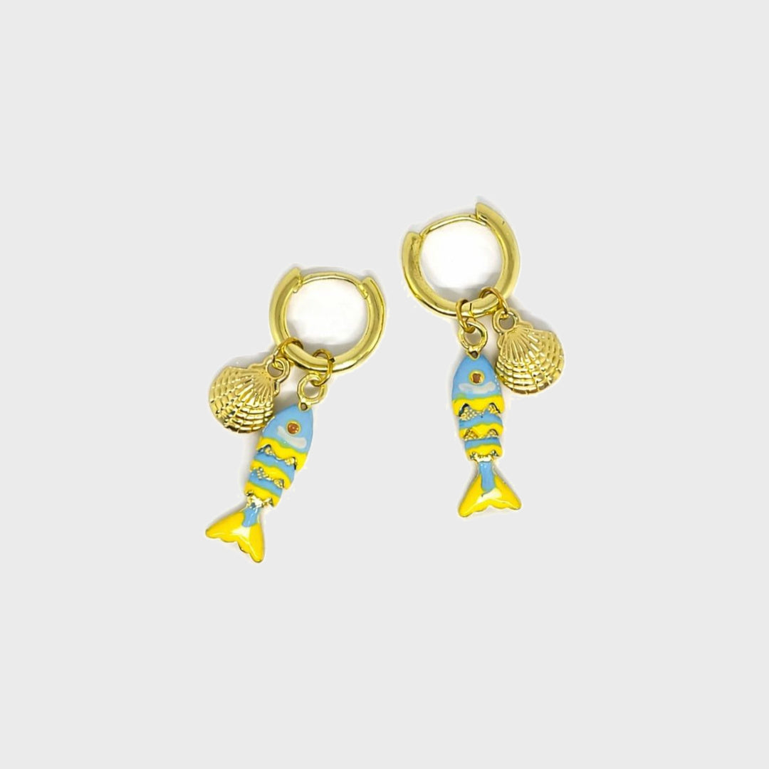 Swimming Fish Huggie | Blue