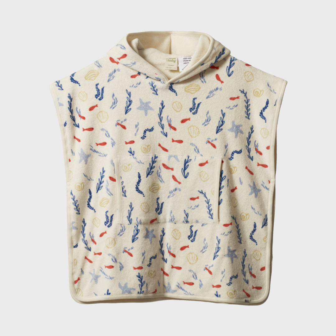 Poncho Towel | Snorkel Print Terry — product view 1