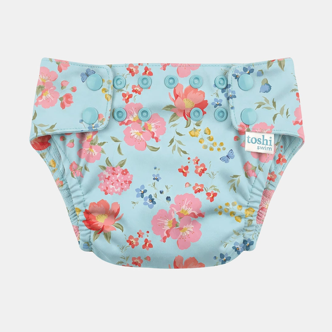 Twinkle Reusable Swim Nappy | Aqua Garden image 1