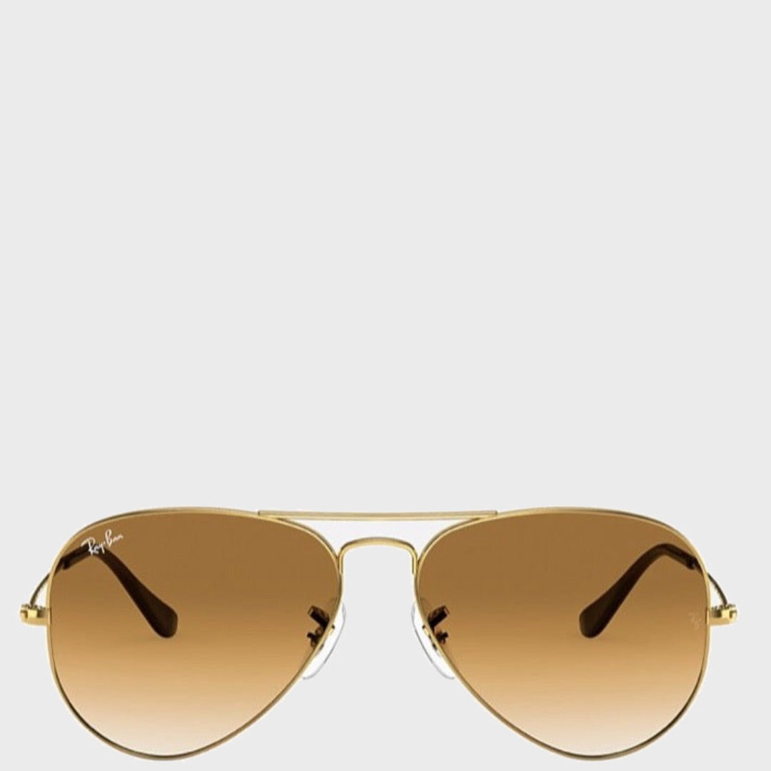 Aviator | Arista Gold Light Brown Gradient official Ray-Ban front view