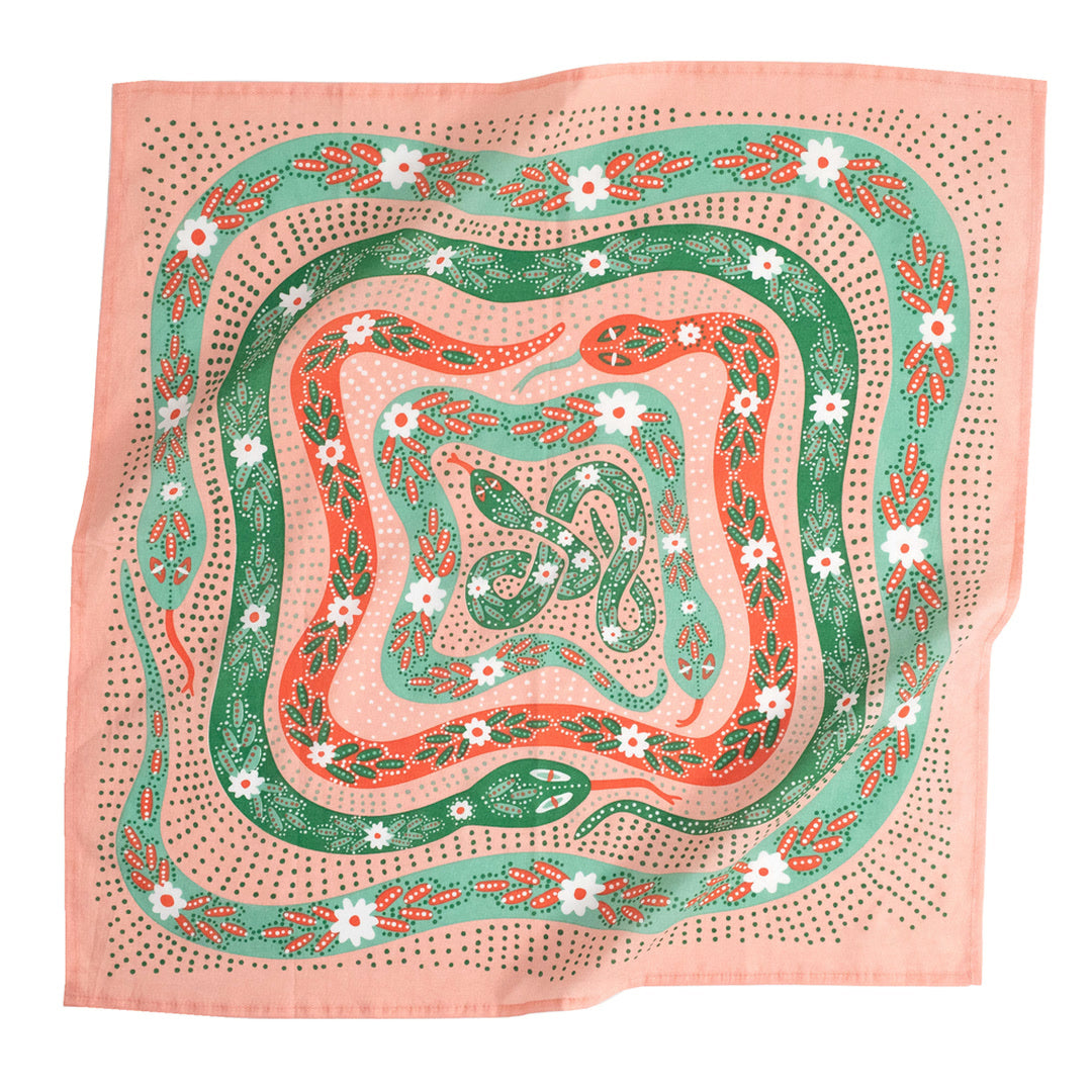 Bandana | Pink Snakes image 1