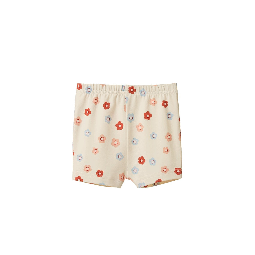 Selby Shorts | Petite Flora Stamp Print image 1
