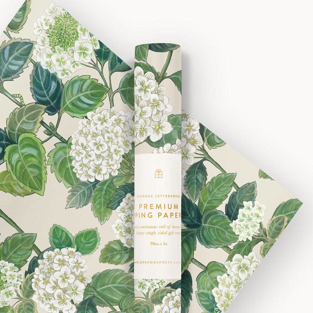 Gift Wrap Roll 3m - Hydrangea image 1