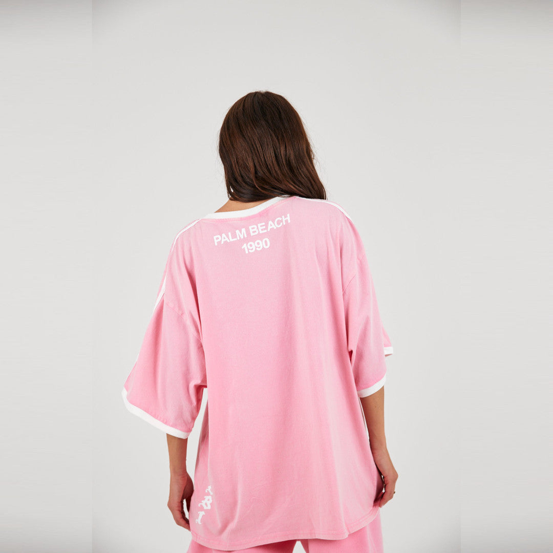 Hibiscus Tee | Washed Pink — view 2