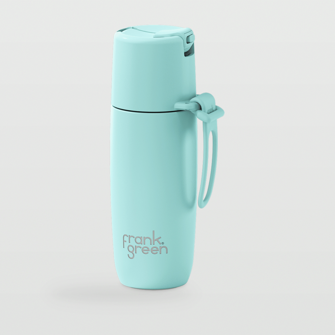 Edition II Bottle with Flip Straw Lid (355ml) | Peppermint — image 2