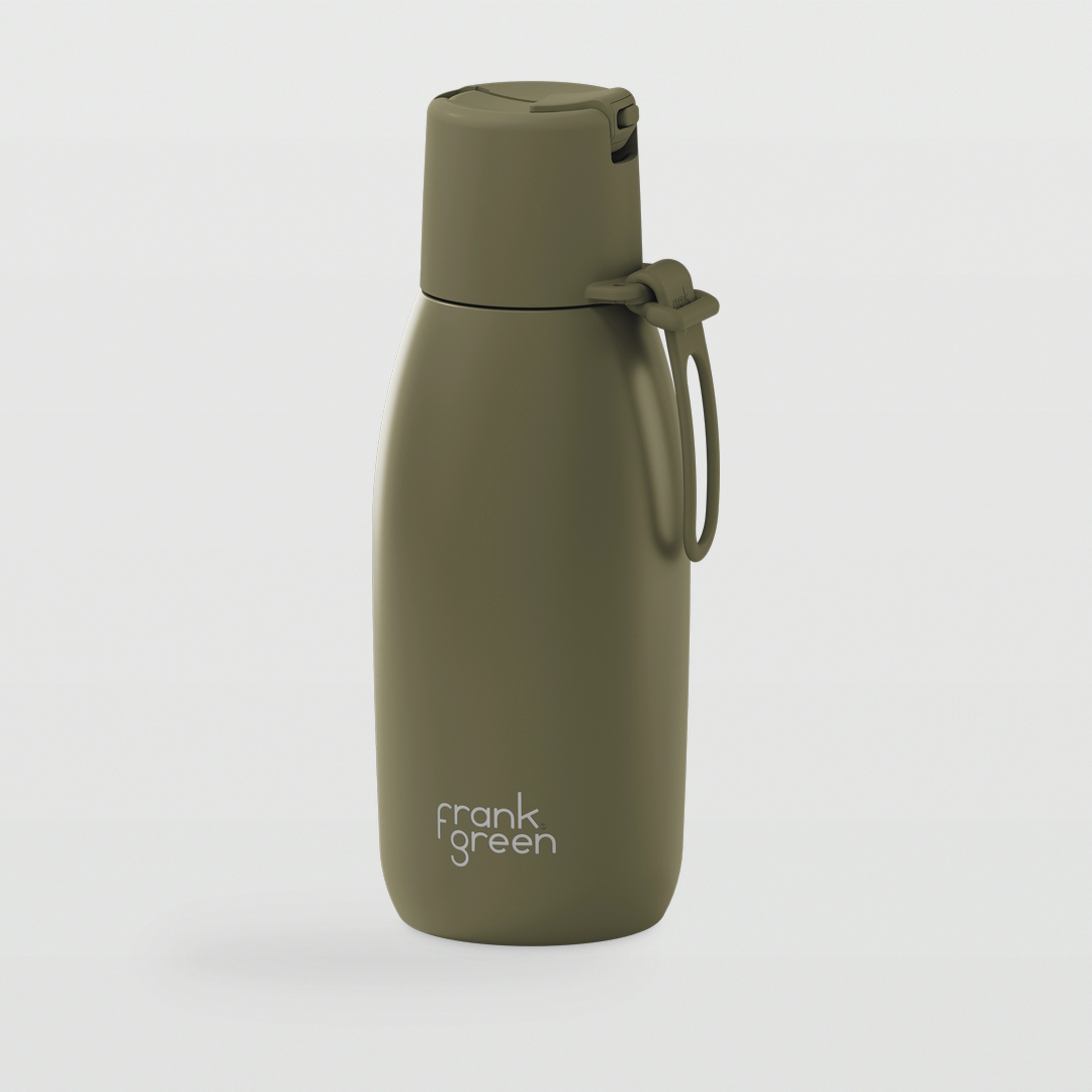 Edition II Bottle with Flip Straw Lid (1 Litre) | Moss — image 2