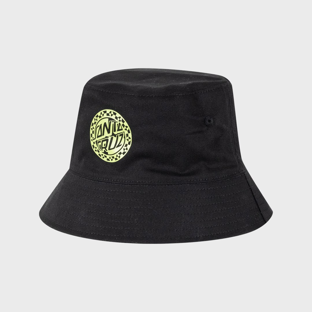 Malba Crash Dot Mono Reversible Bucket Hat | Black