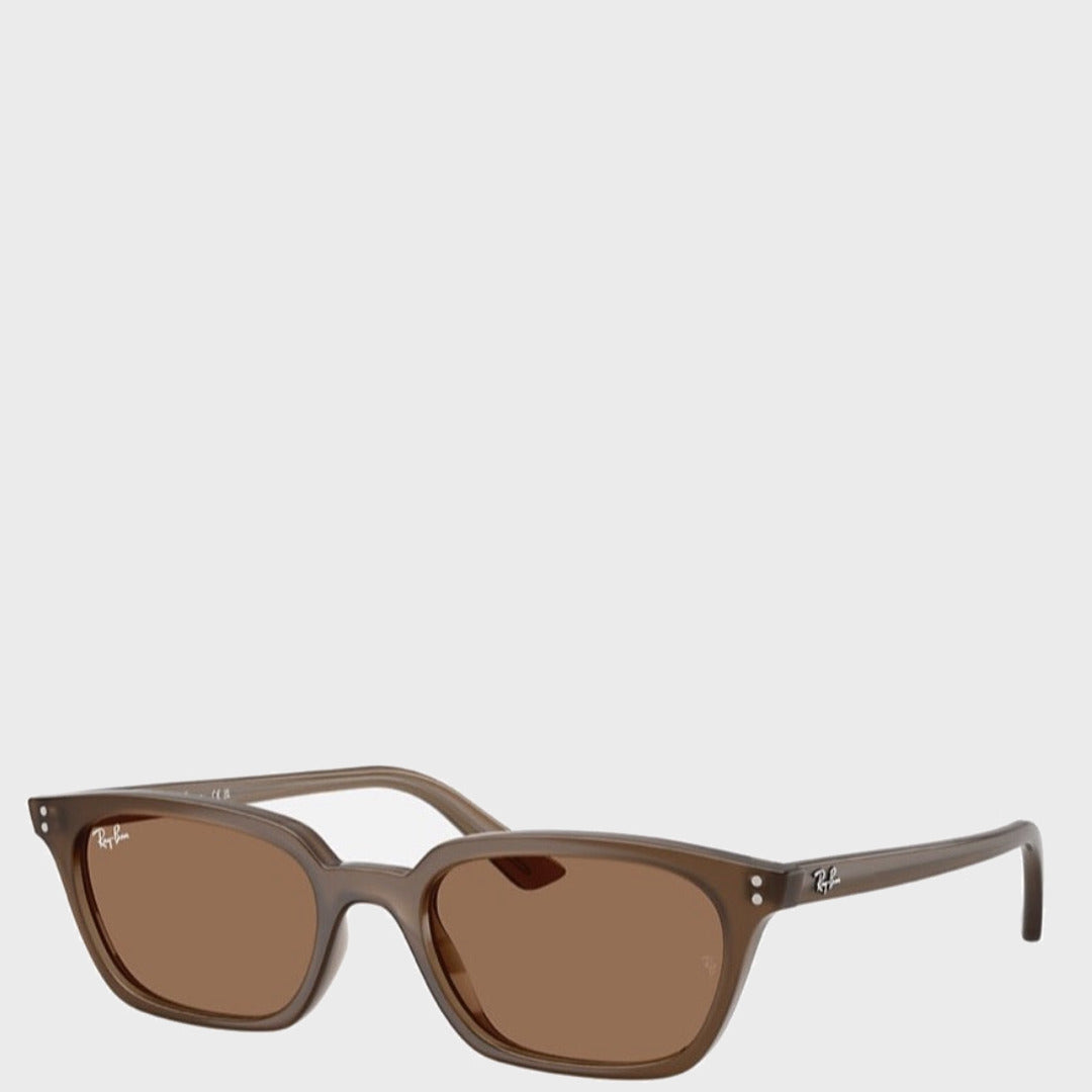 Zaya | Transparent Brown Dark Brown official Ray-Ban angle view