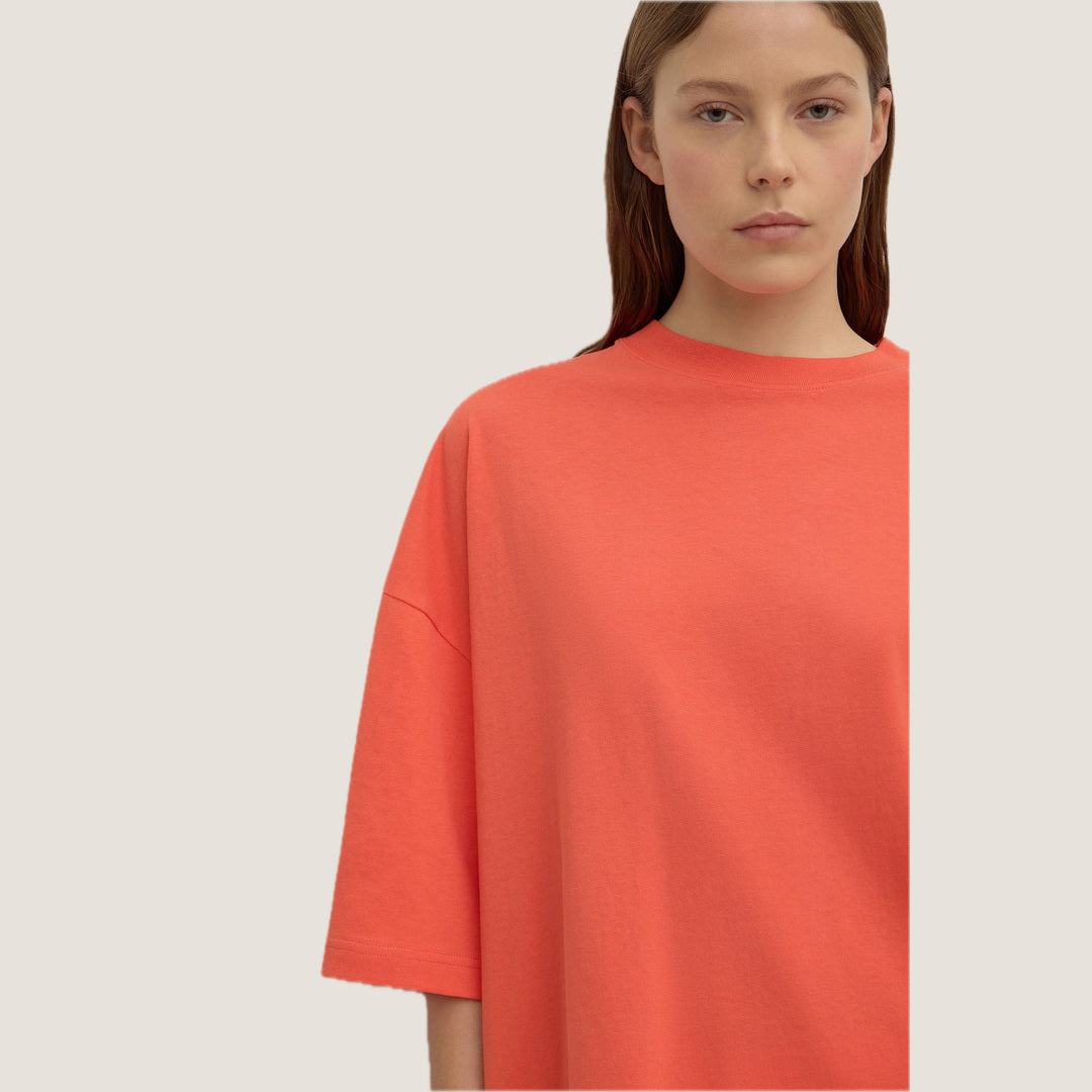 Max Cotton Oversize Tee | Dahlia — image 2