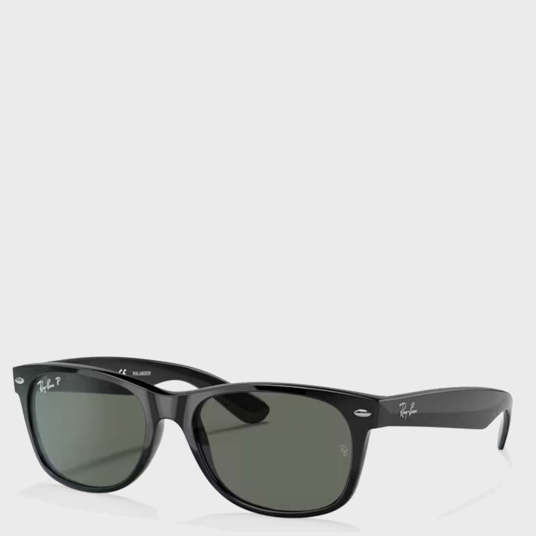 New Wayfarer  | Black | Polarized Green 58