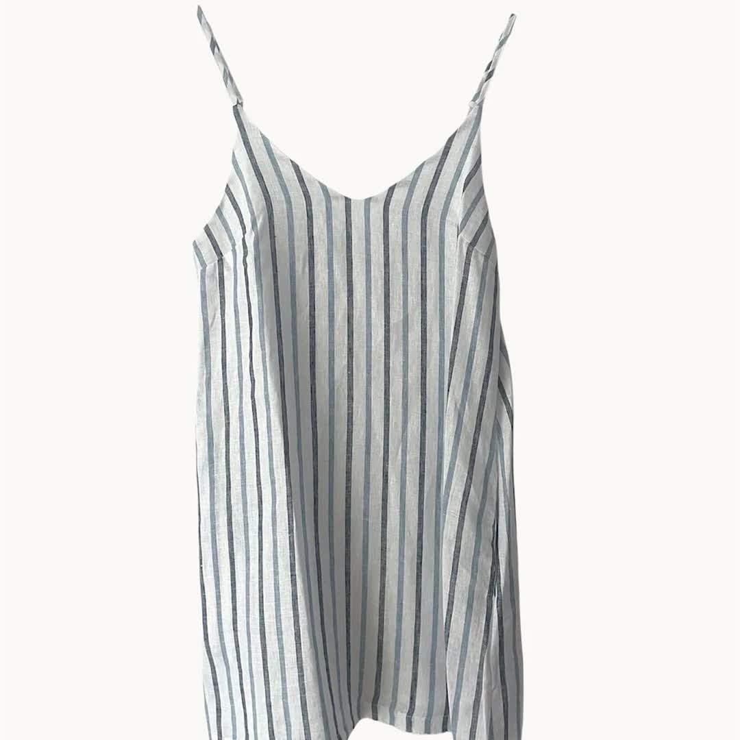 Mattie Dress | Blue Stripe image 2