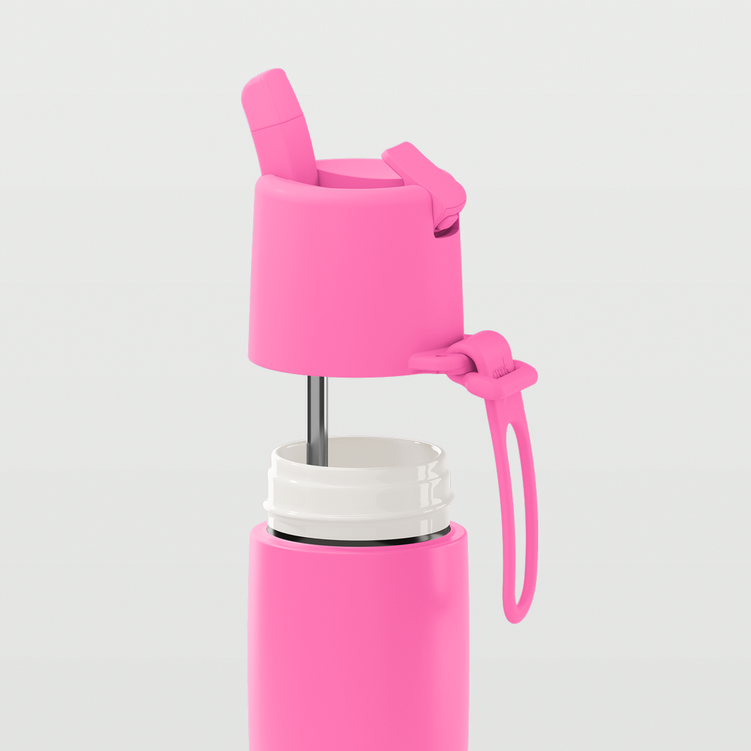 Edition II Bottle with Flip Straw Lid (355ml) | Bubblegum — image 3