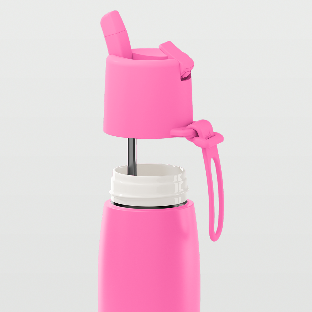 Edition II Bottle with Flip Straw Lid (595ml) | Bubblegum — image 3