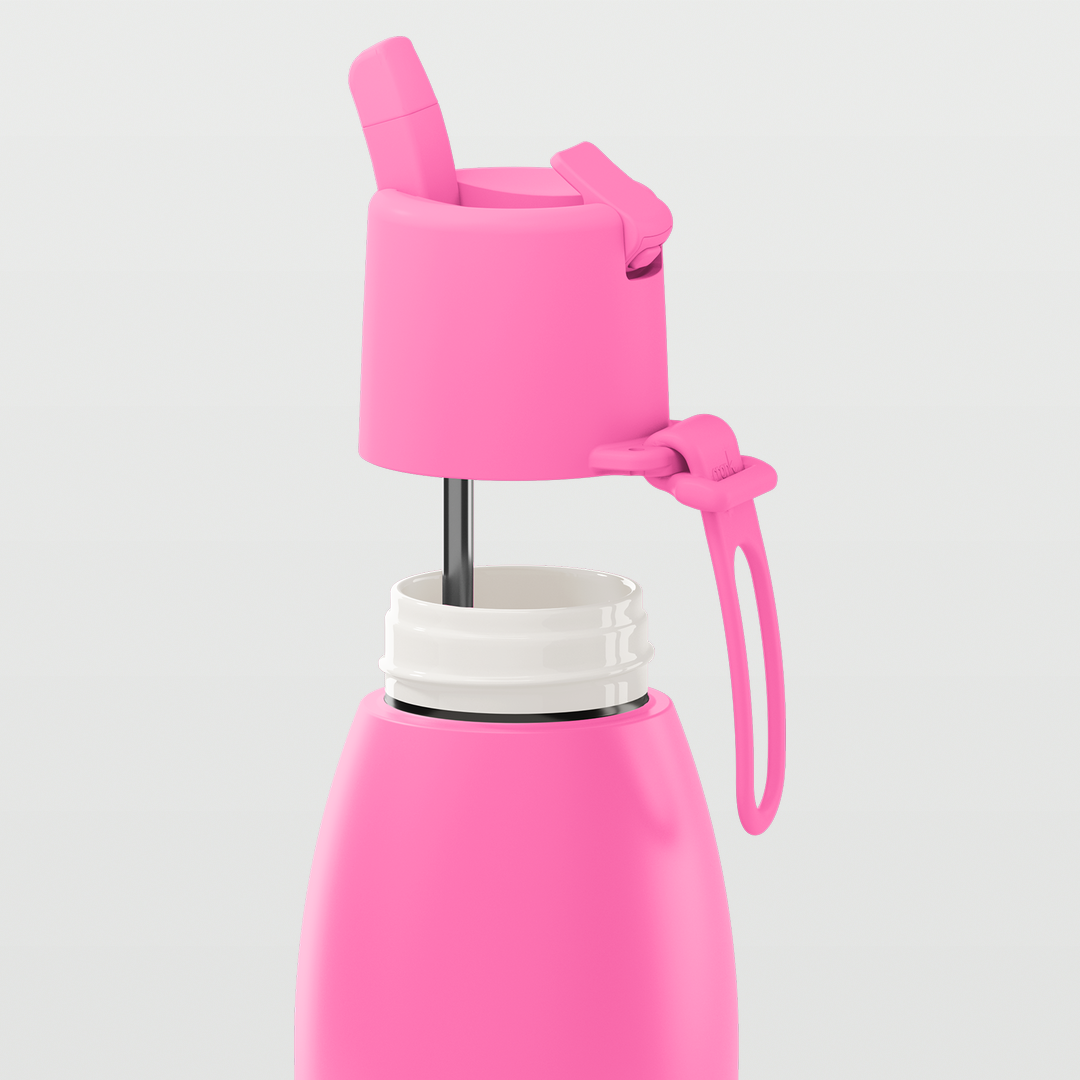 Edition II Bottle with Flip Straw Lid (1 Litre) | Bubblegum — image 3
