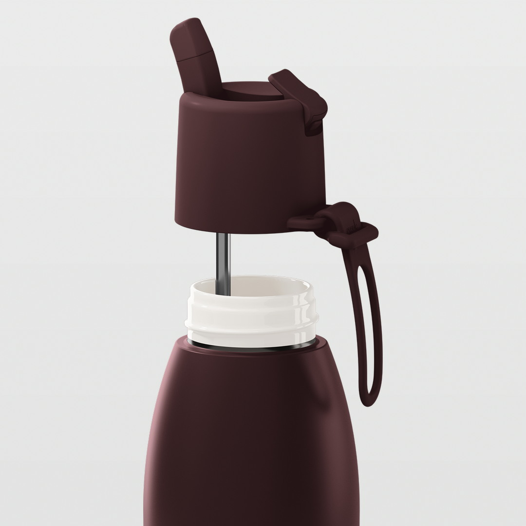 Edition II Bottle with Flip Straw Lid (1 Litre) | Chocolate — image 3