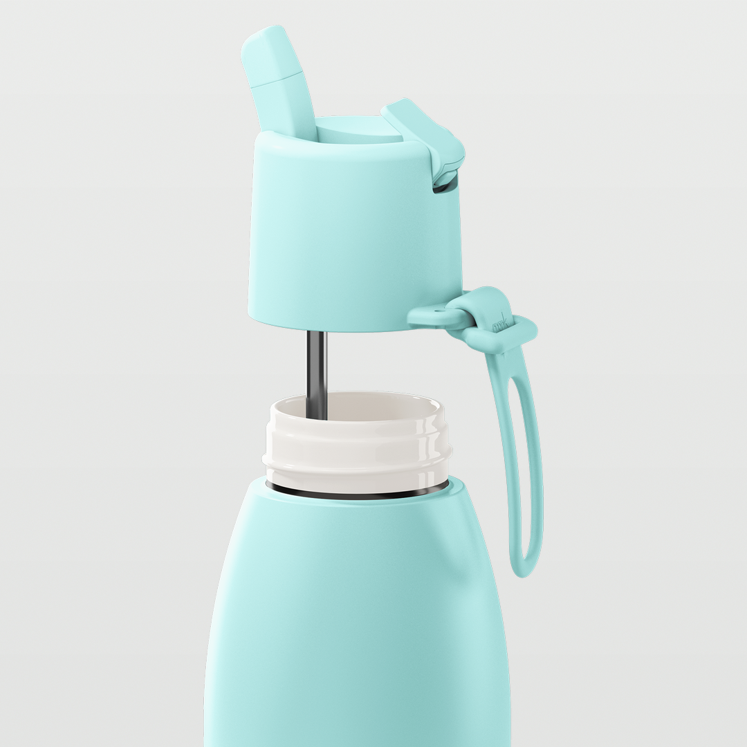 Edition II Bottle with Flip Straw Lid (1 Litre) | Peppermint — image 3