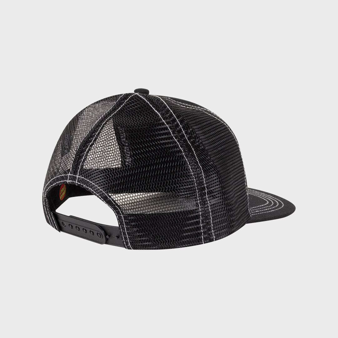 Tripper Mono Patch Trucker Cap | Black