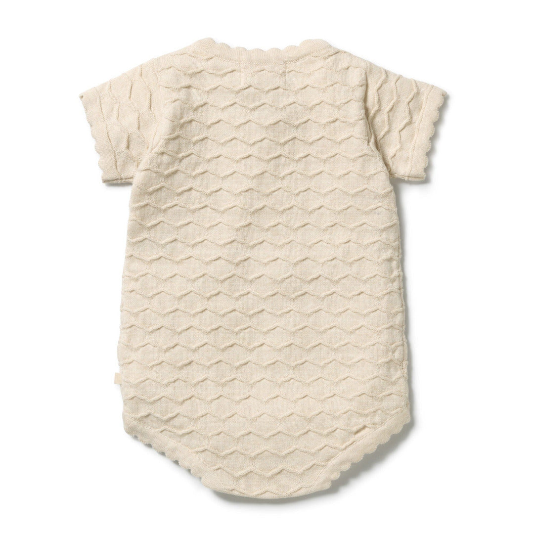 Milk Cloud Organic Knitted Chevron Bodysuit — image 3