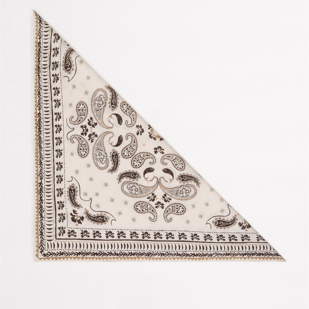 Drift Club Bandana Scarf | Vanilla
