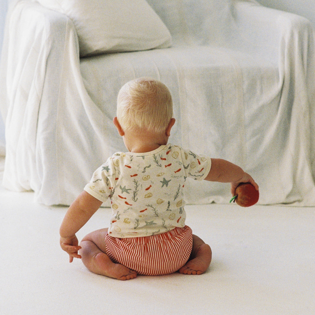 Short Sleeve Bodysuit | Snorkel Print — lifestyle view 2