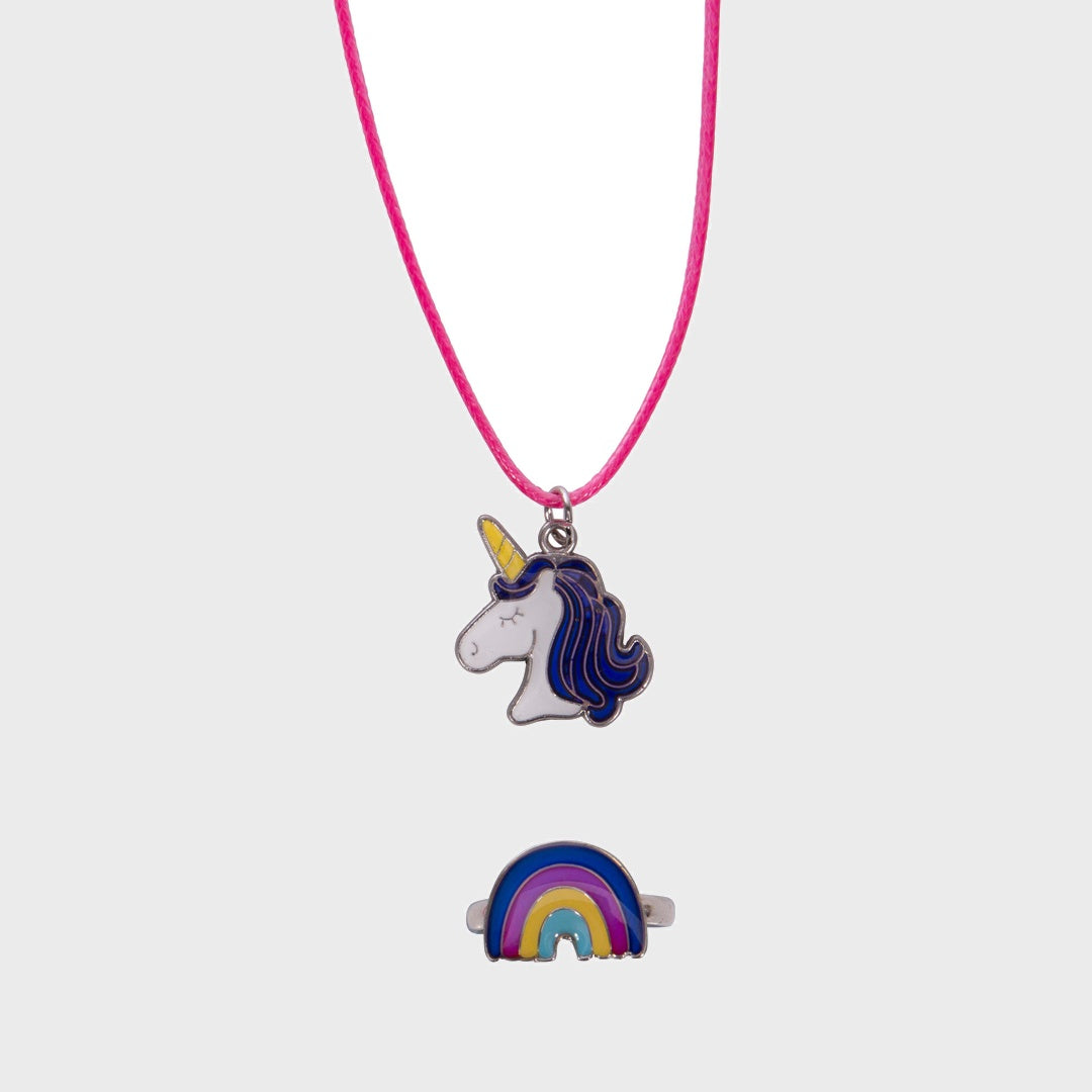 Mood Ring & Necklace Set | Unicorn — image 3