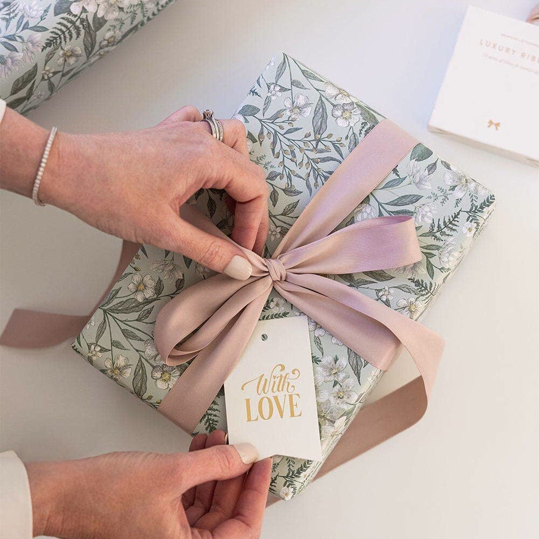 Gift Wrap Roll 3m - Ivory Garden image 3