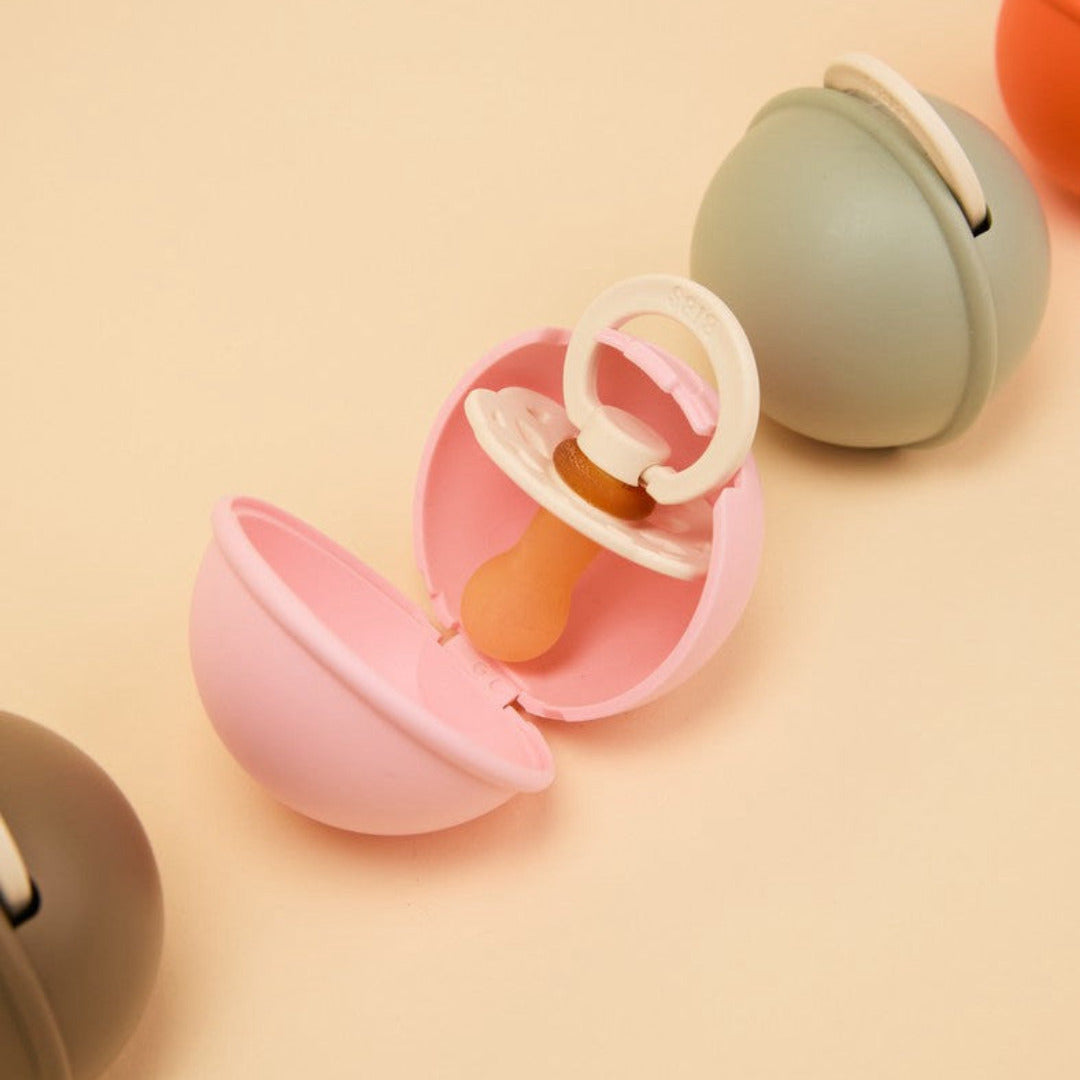 Pacifier Mini Case | Baby Pink — lifestyle view 1