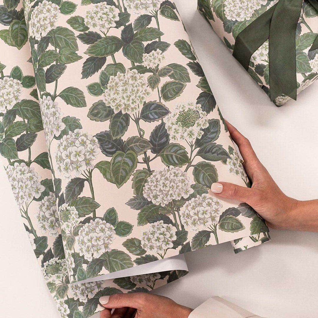 Gift Wrap Roll 3m - Hydrangea image 3