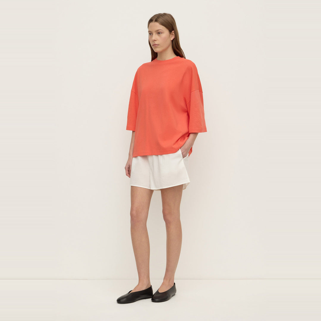 Max Cotton Oversize Tee | Dahlia — image 3