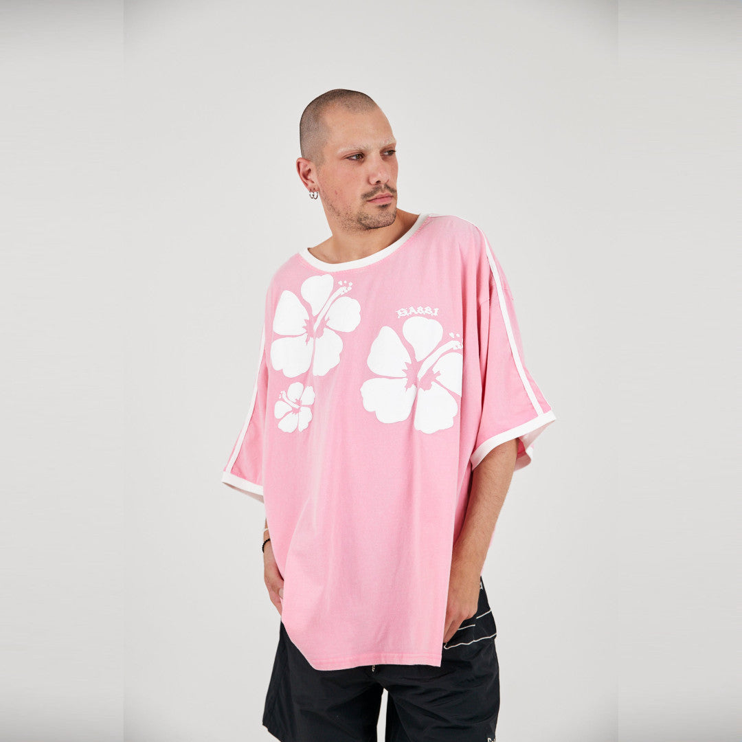 Hibiscus Tee | Washed Pink — view 4