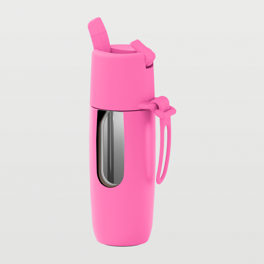Edition II Bottle with Flip Straw Lid (355ml) | Bubblegum — image 4