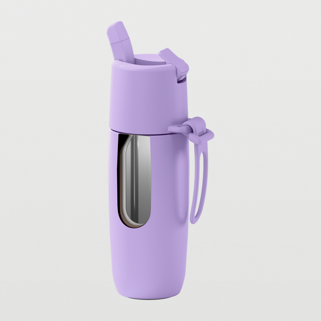 Edition II Bottle with Flip Straw Lid (355ml) | Iris — image 4