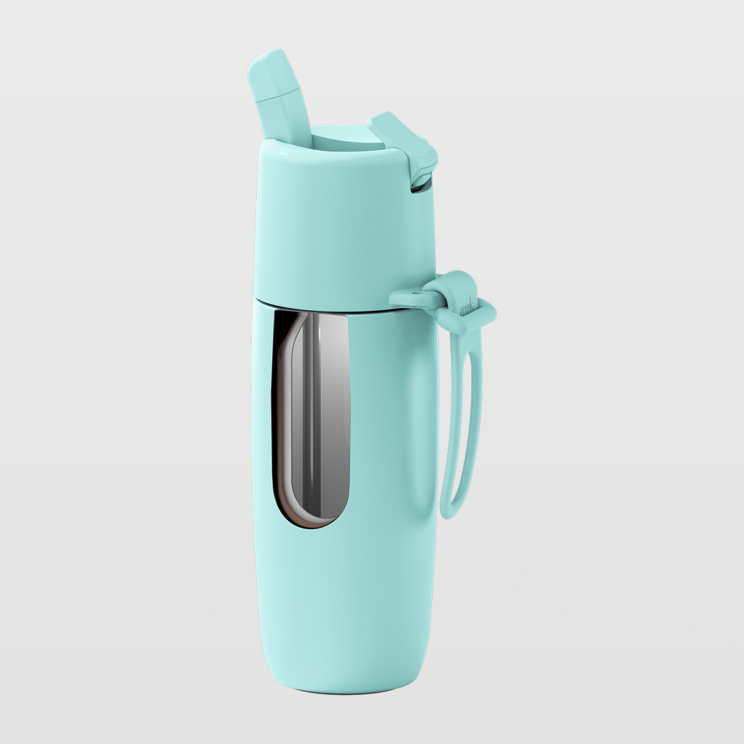 Edition II Bottle with Flip Straw Lid (355ml) | Peppermint — image 4