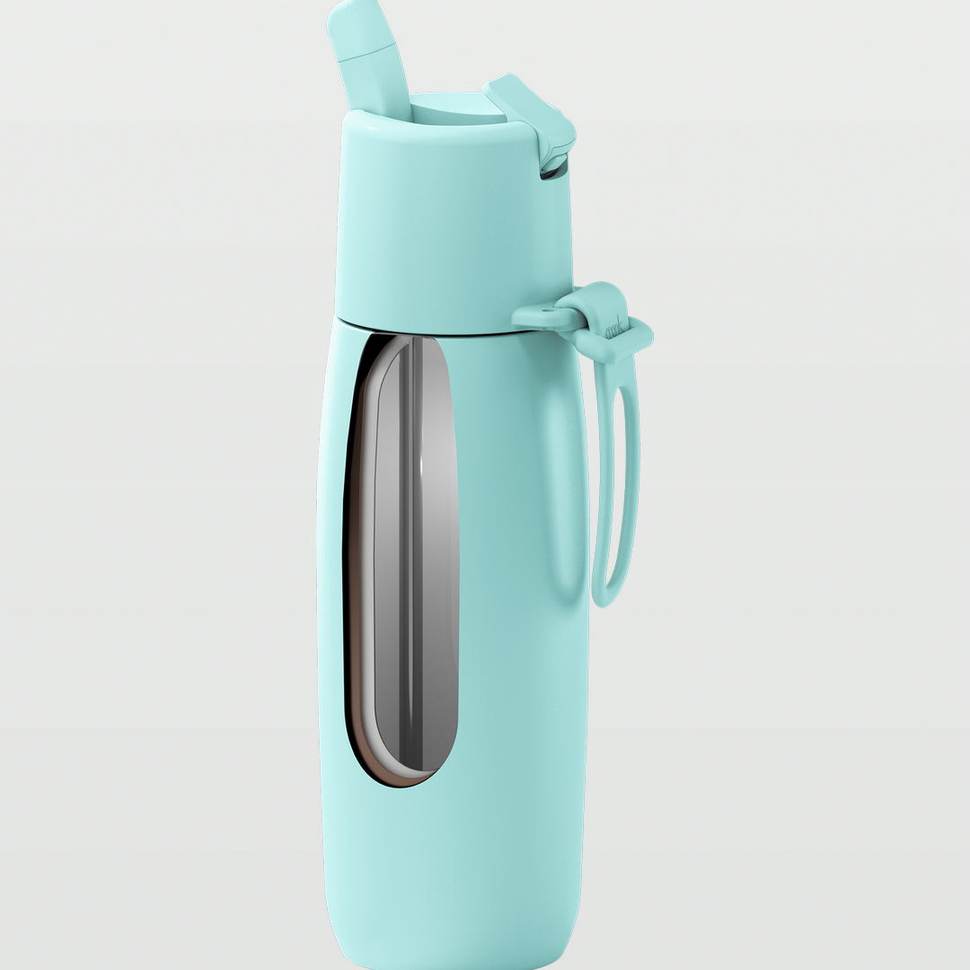 Edition II Bottle with Flip Straw Lid (595ml) | Peppermint — image 4