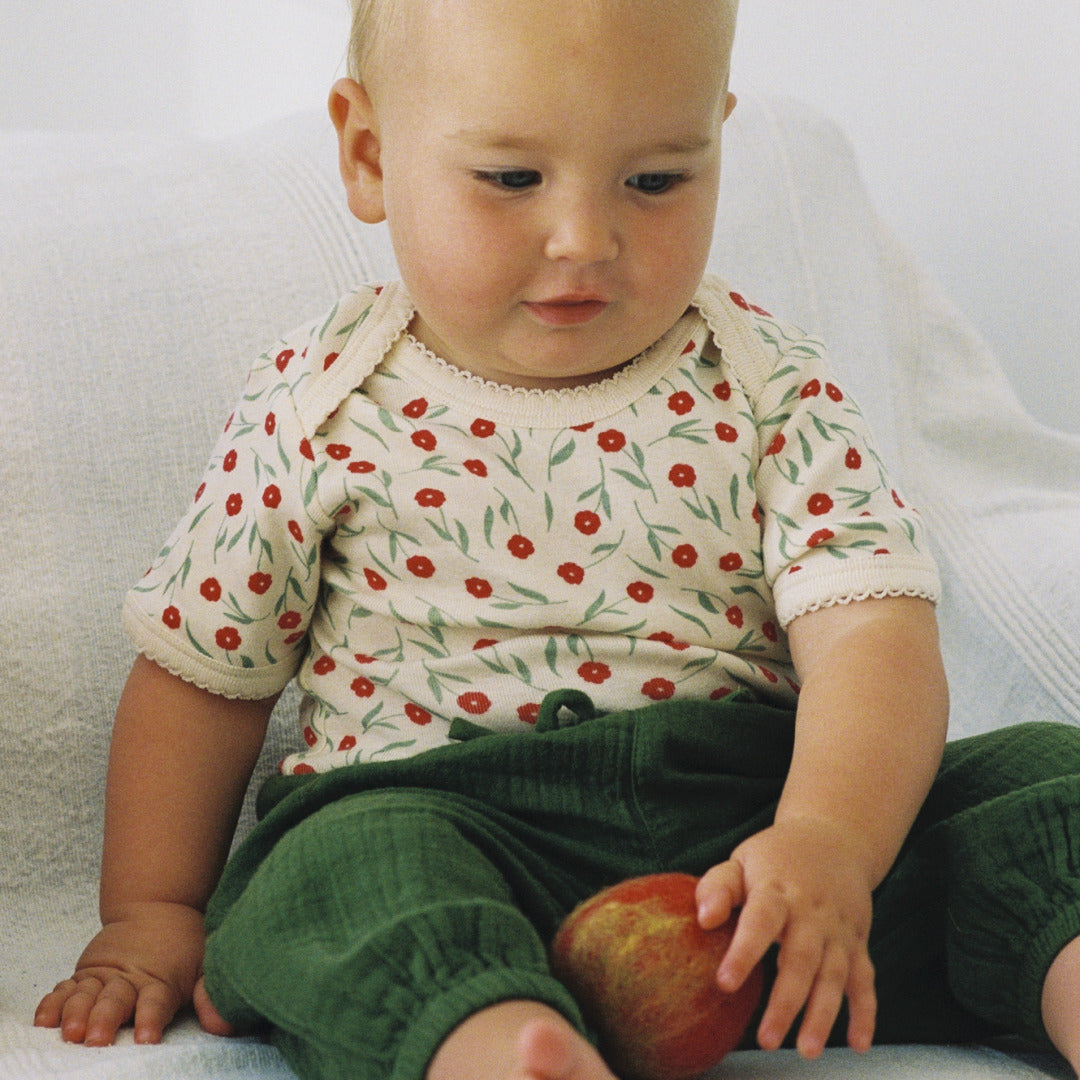 Short Sleeve Bodysuit | Joiette Print — lifestyle view 3