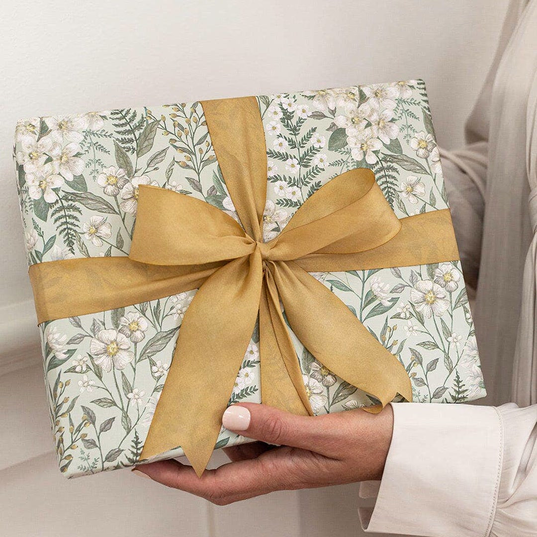 Gift Wrap Roll 3m - Ivory Garden image 4