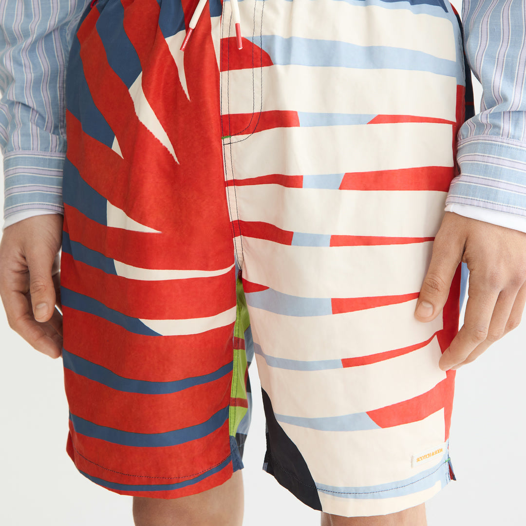 Longer-Length Swim Shorts | Art Dept Multi image 4