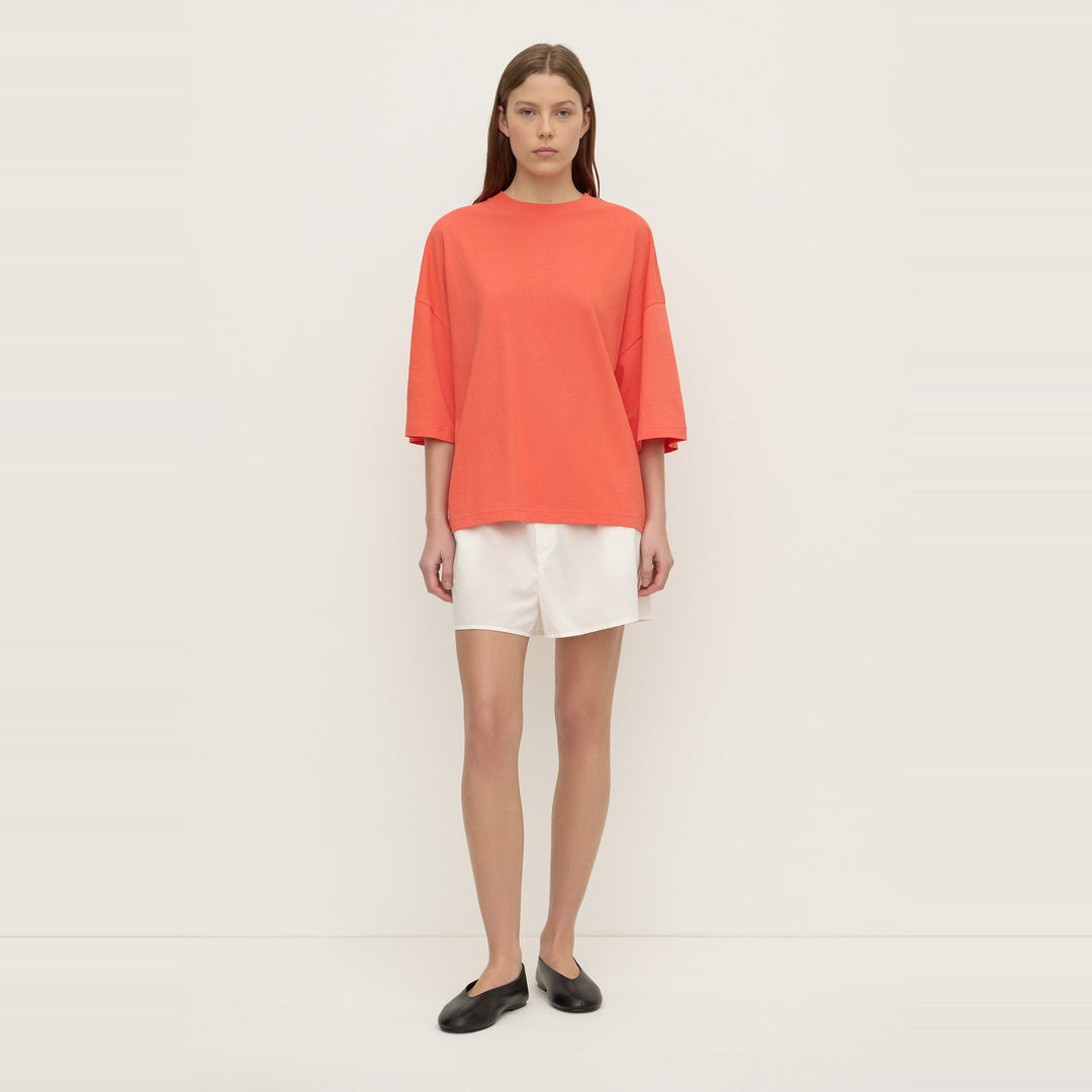 Max Cotton Oversize Tee | Dahlia — image 4