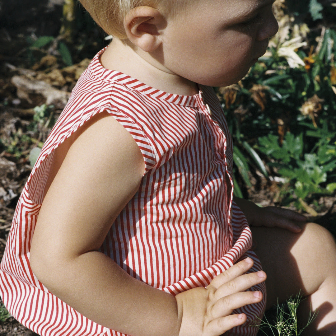 Cedar Suit | Meri Stripe — lifestyle view 3