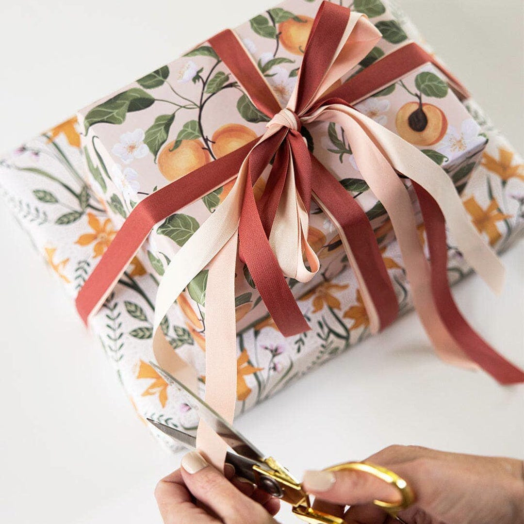 Peaches / Daffodil 6pk Gift Wrap Sheets image 4