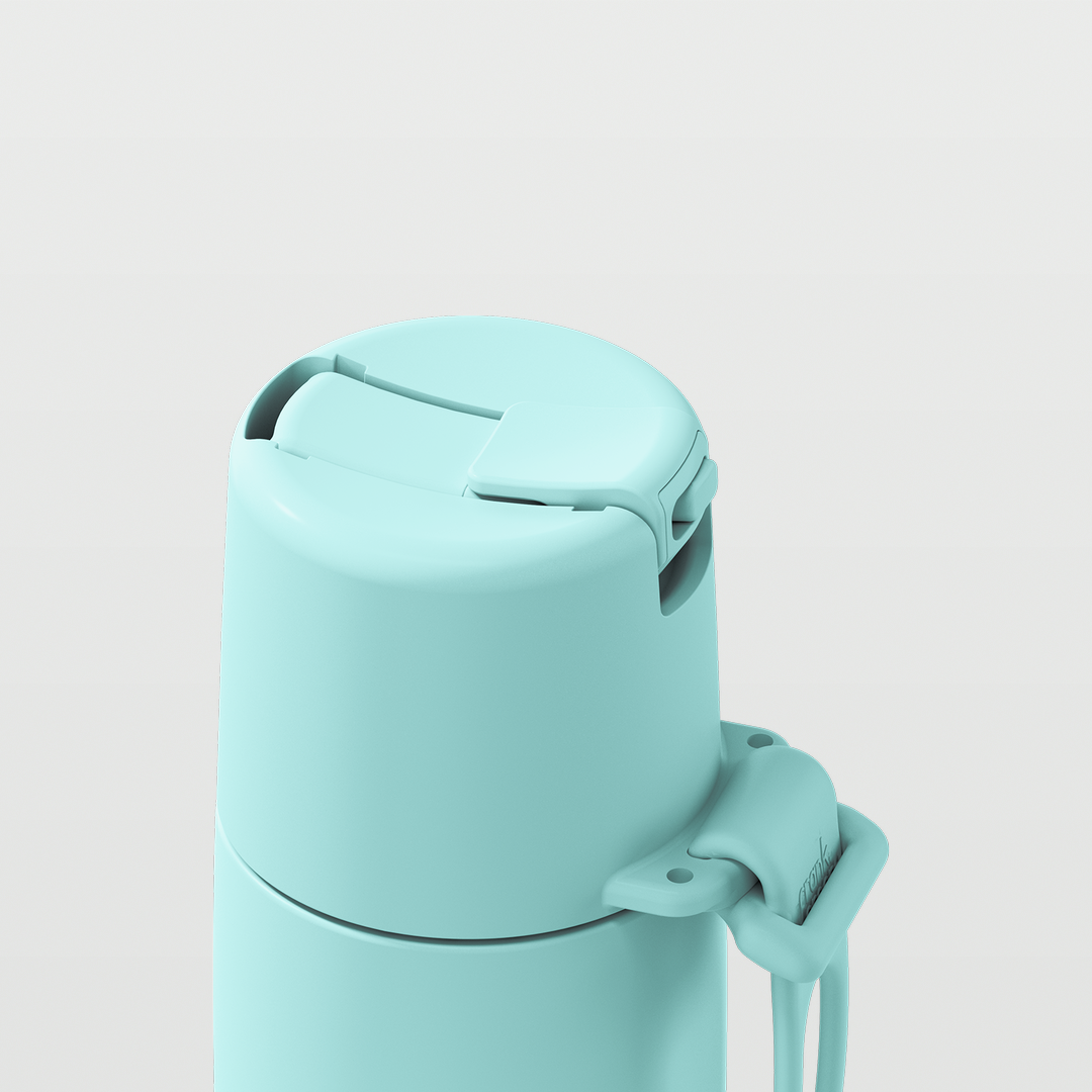 Edition II Bottle with Flip Straw Lid (355ml) | Peppermint — image 5