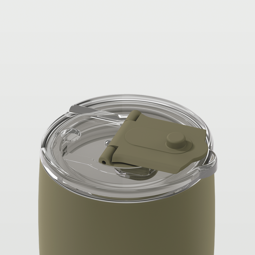 Edition II Coffee Cup with Hinge Lid (475ml) | Moss — image 5