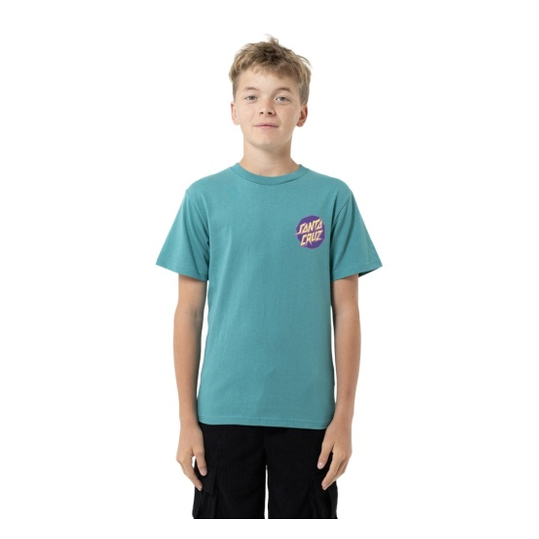 Meek Scratched Slasher Tee | Teal
