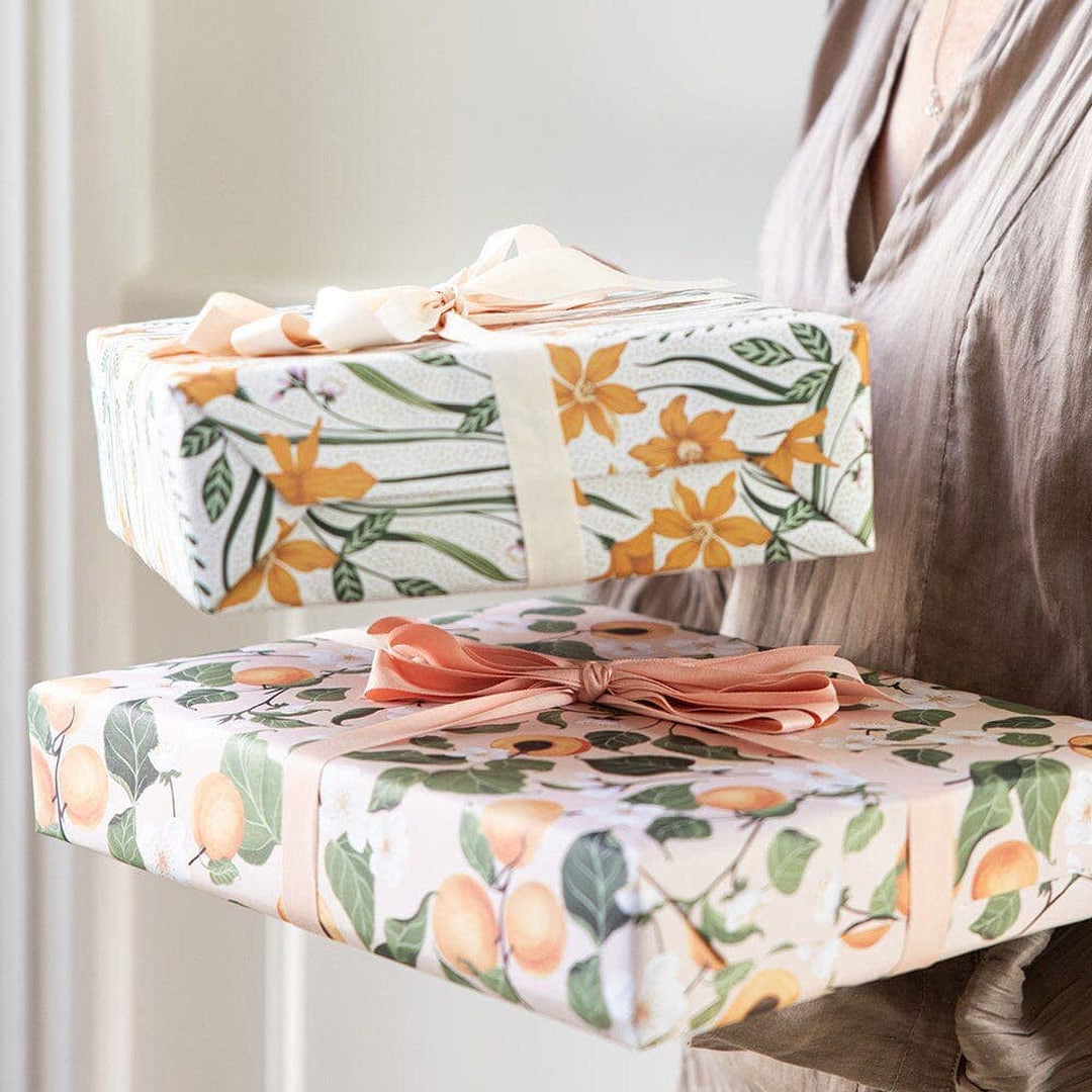 Peaches / Daffodil 6pk Gift Wrap Sheets image 5
