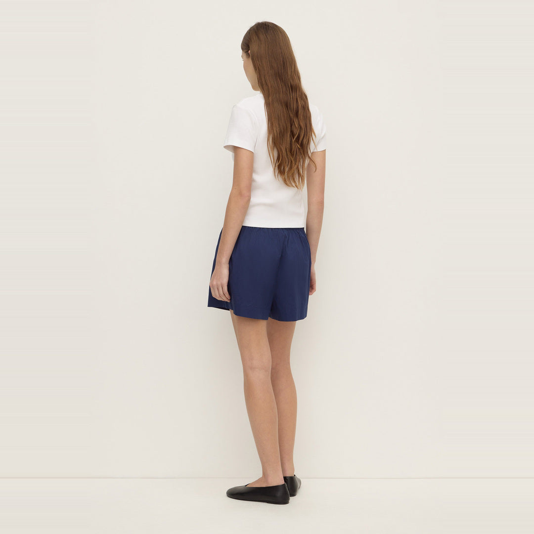 Micha Poplin Short | Imperial Blue — image 5