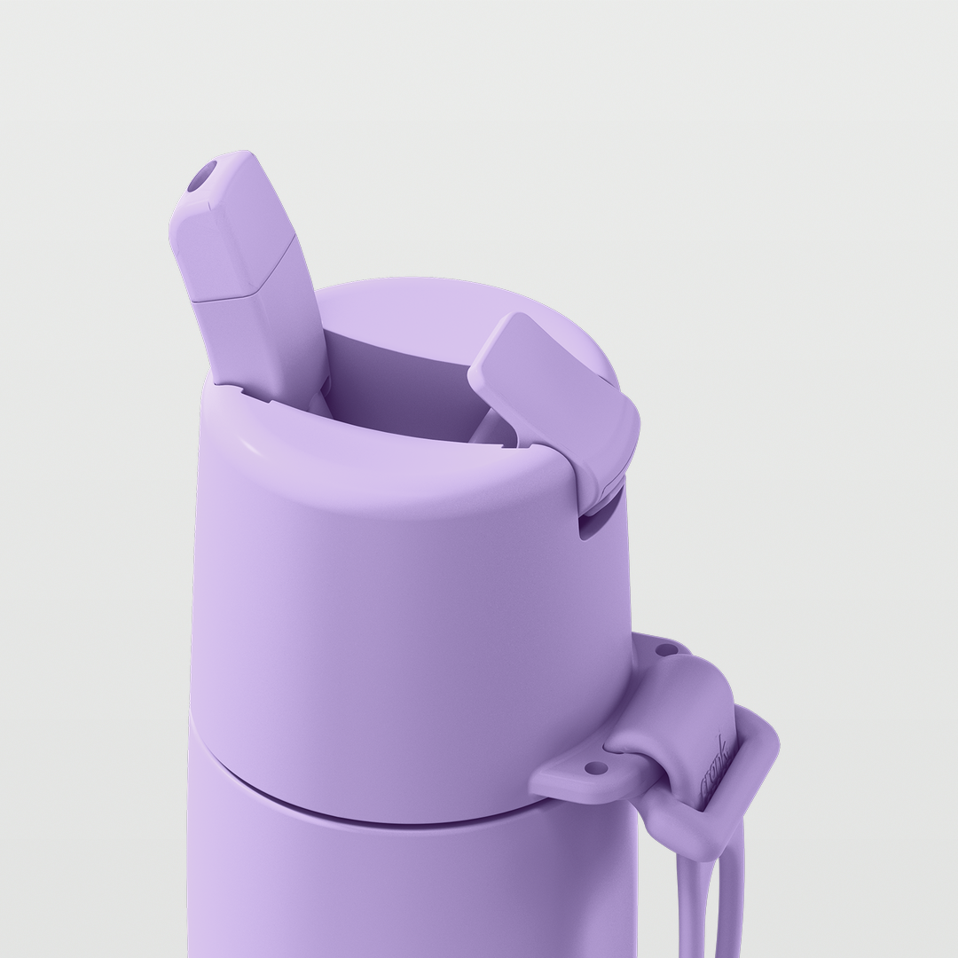 Edition II Bottle with Flip Straw Lid (355ml) | Iris — image 6