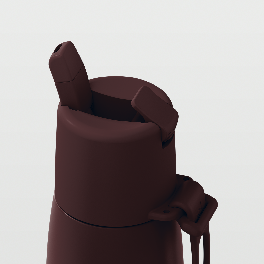Edition II Bottle with Flip Straw Lid (595ml) | Chocolate — image 6