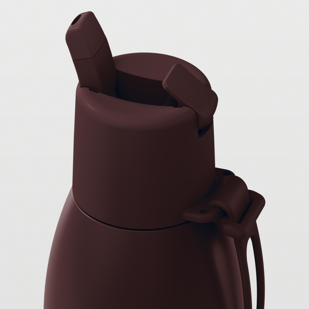 Edition II Bottle with Flip Straw Lid (1 Litre) | Chocolate — image 6